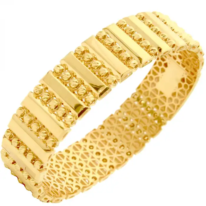 14 Ayar Külçe Model Kelepçe Bilezik