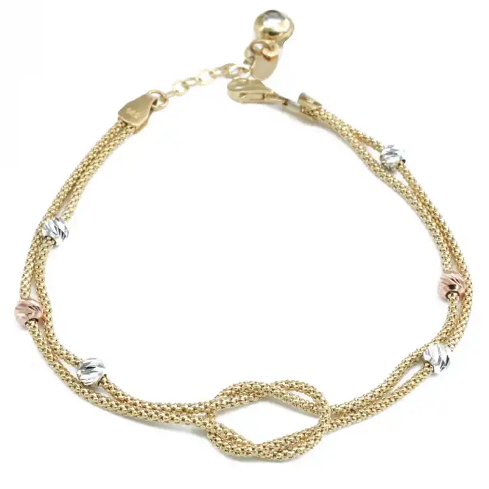 14 Ayar Örgü Halat Bileklik