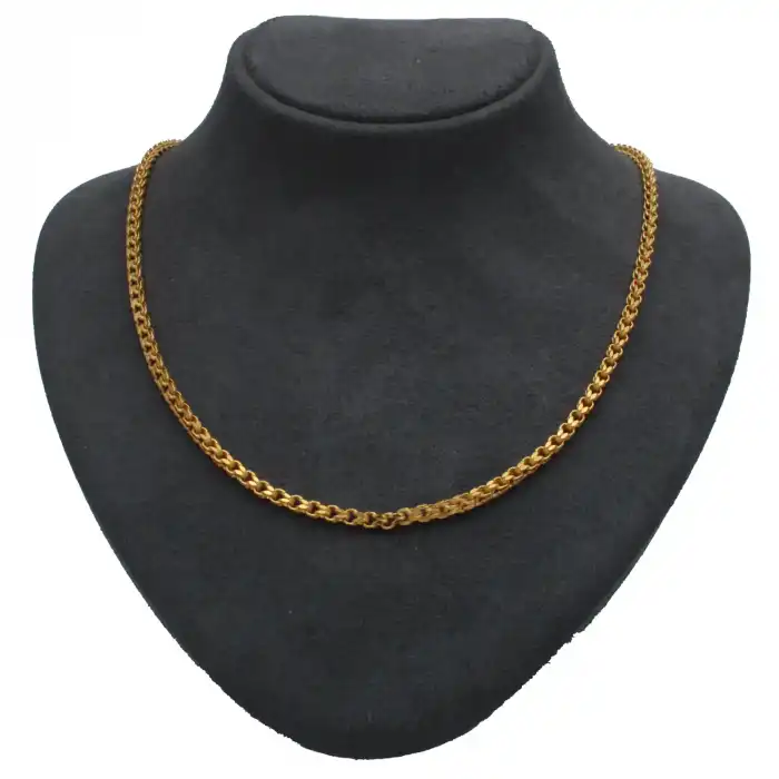 14 Ayar Örgü Zincir Kolye