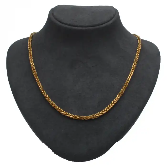 14 Ayar Örgü Zincir Kolye