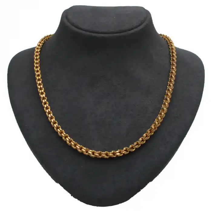 14 Ayar Örgü Zincir Kolye