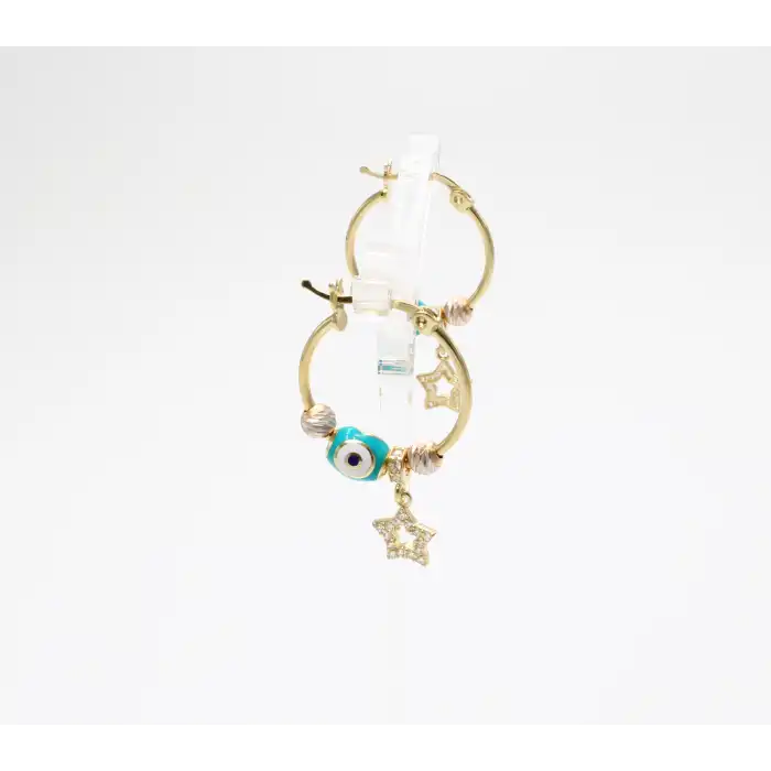 14 Ayar Pandora Model Küpe