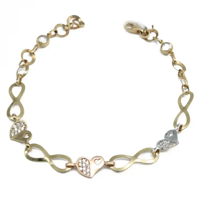 14 Ayar Pandora Sonsuzluk Bileklik