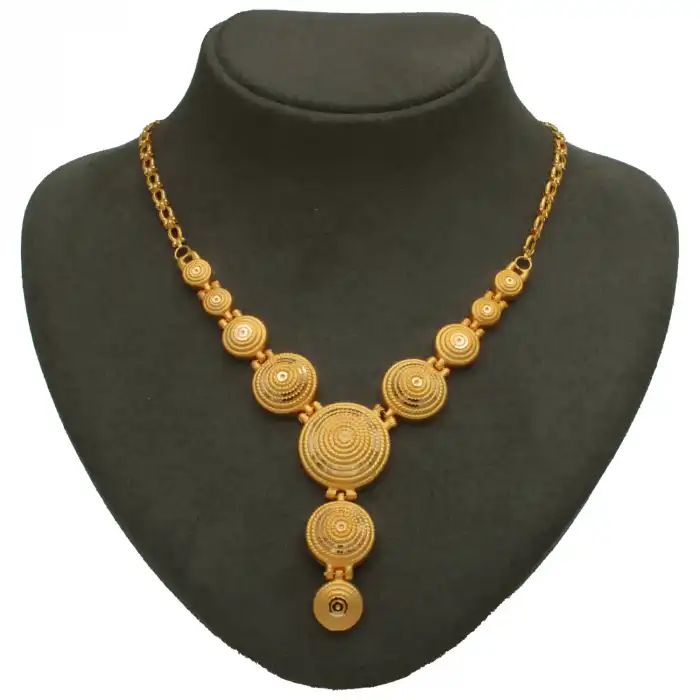 14 Ayar Parmak Izi Kolye