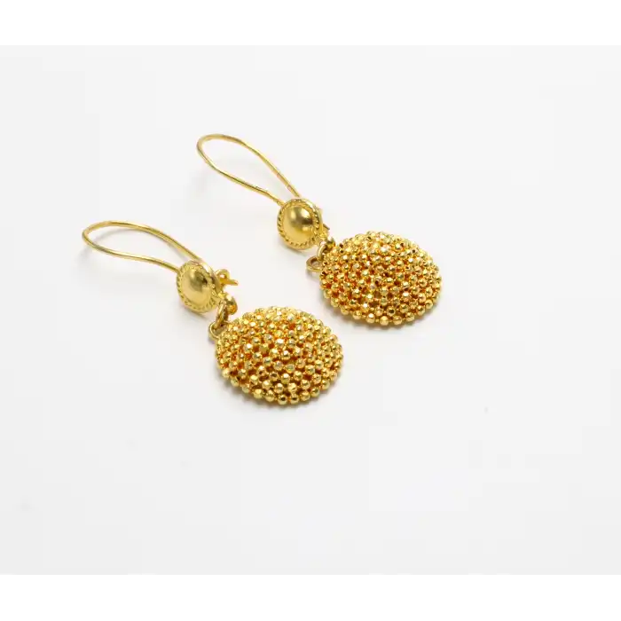 14 Ayar Parmak ızi Küpe