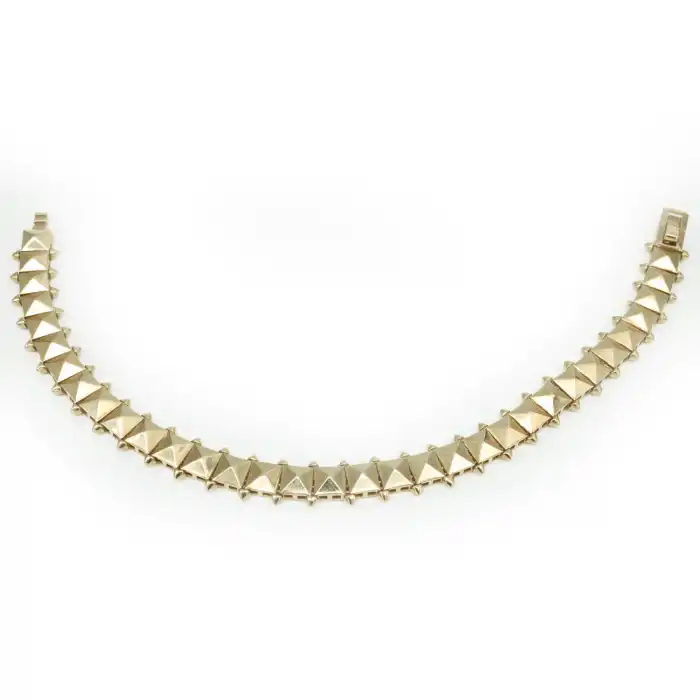 14 Ayar Piramit Bileklik