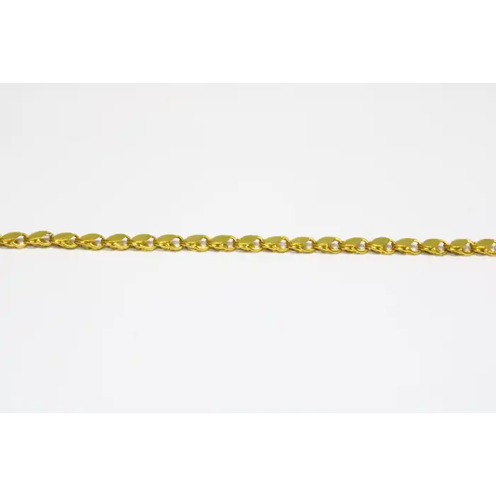 14 Ayar Pullu Zincir Modeli Bileklik Künye