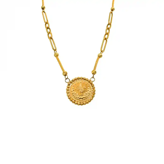 14 Ayar Reşatlı Dorika Kolye