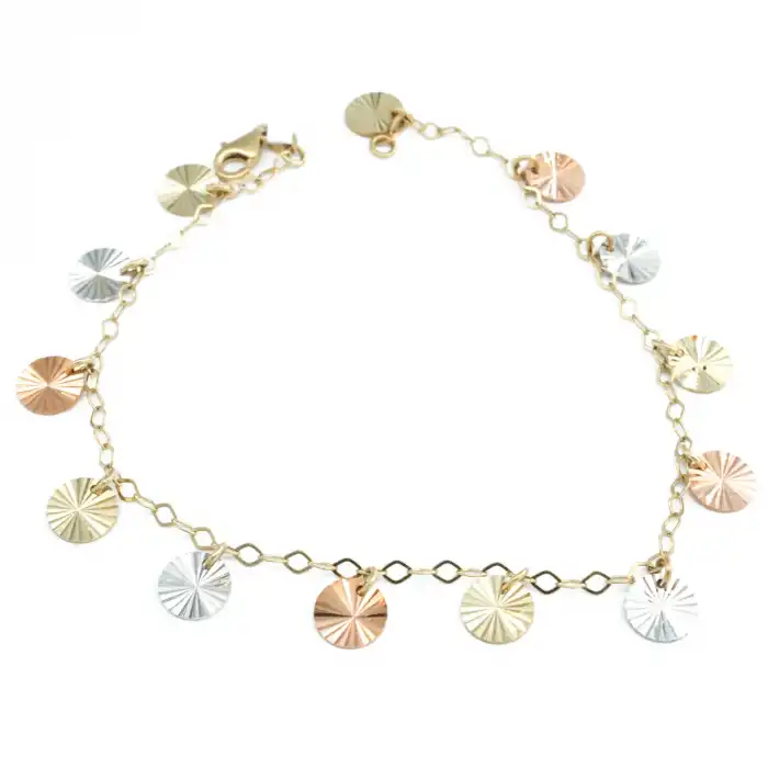 14 Ayar Salkım Pullu Bileklik