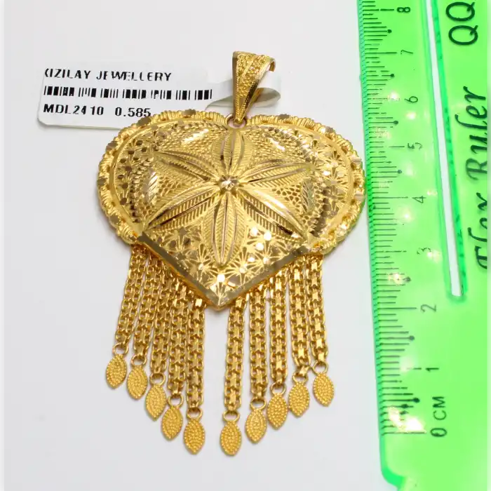 14 Ayar Saray Model Hint Kolye Ucu