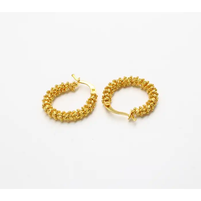 14 Ayar Sarmal Küpe