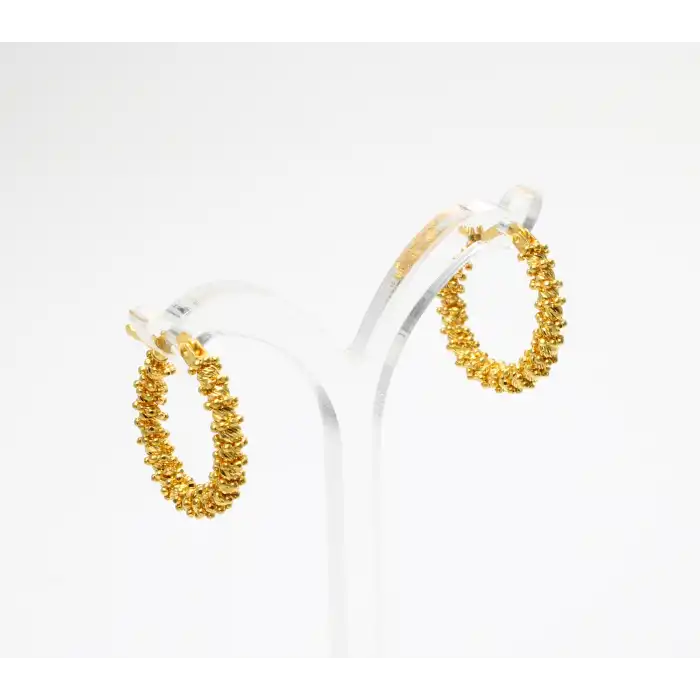 14 Ayar Sarmal Küpe