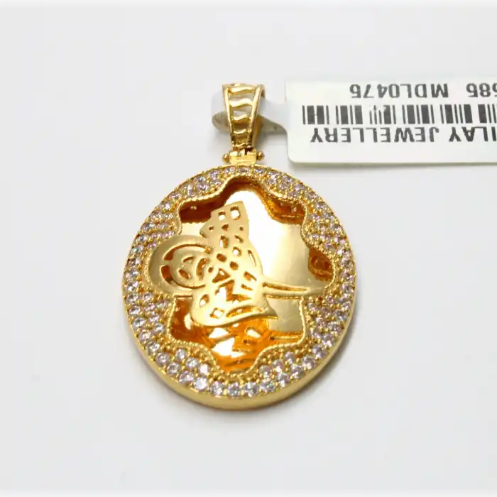 14 Ayar şık Tasarım Kolye Ucu