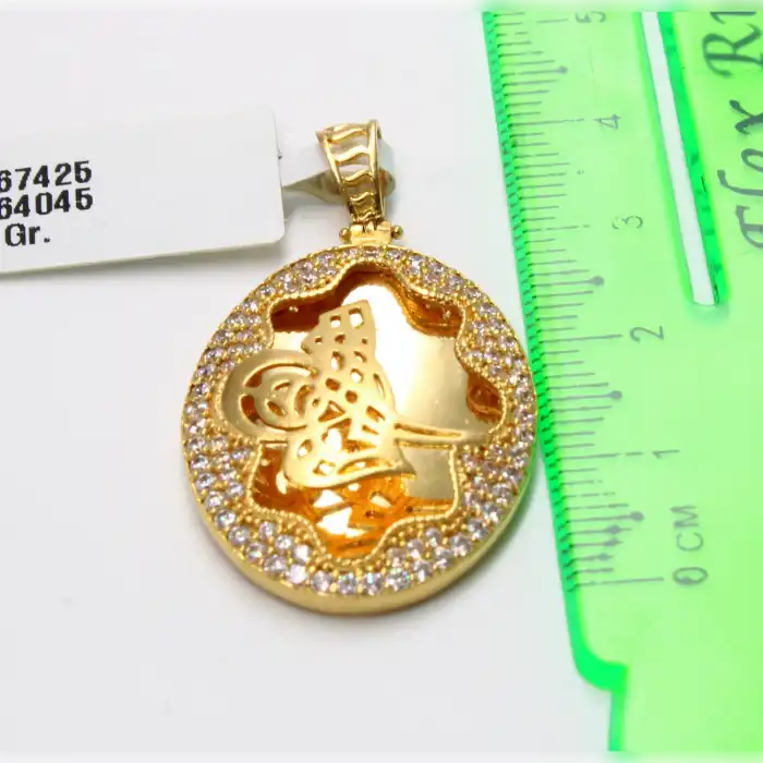 14 Ayar şık Tasarım Kolye Ucu