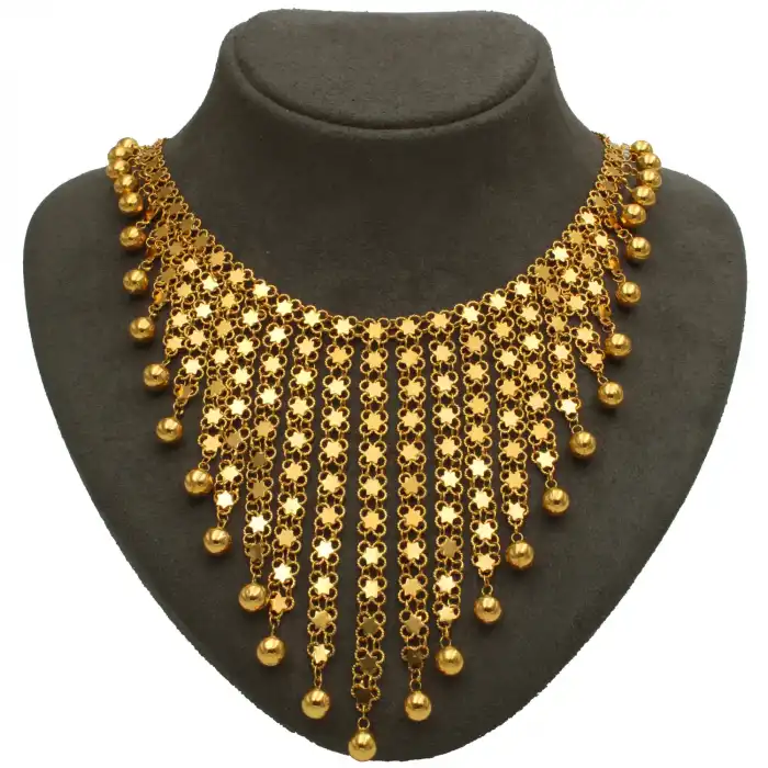 14 Ayar Sıralı Kişniş Kolye