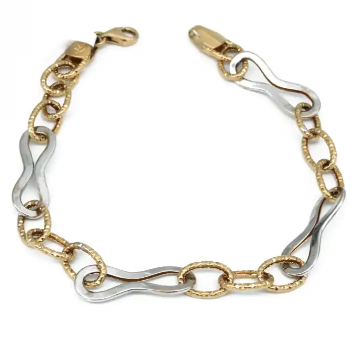 14 Ayar Sonsuzluk Zincir Bileklik