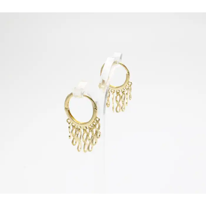 14 Ayar Sozunluk Model Pulla Küpe