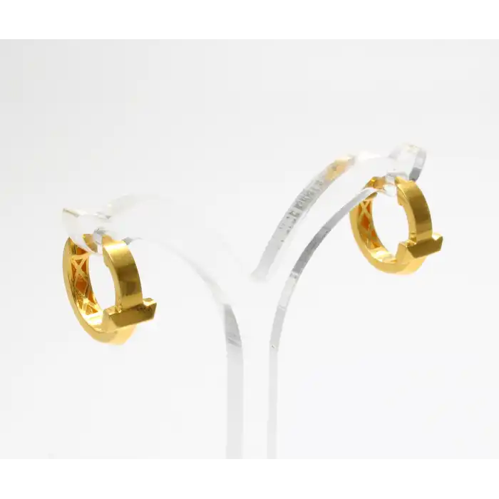 14 Ayar T Model Küpe