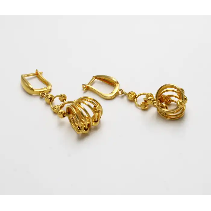 14 Ayar Tasarım Küpe