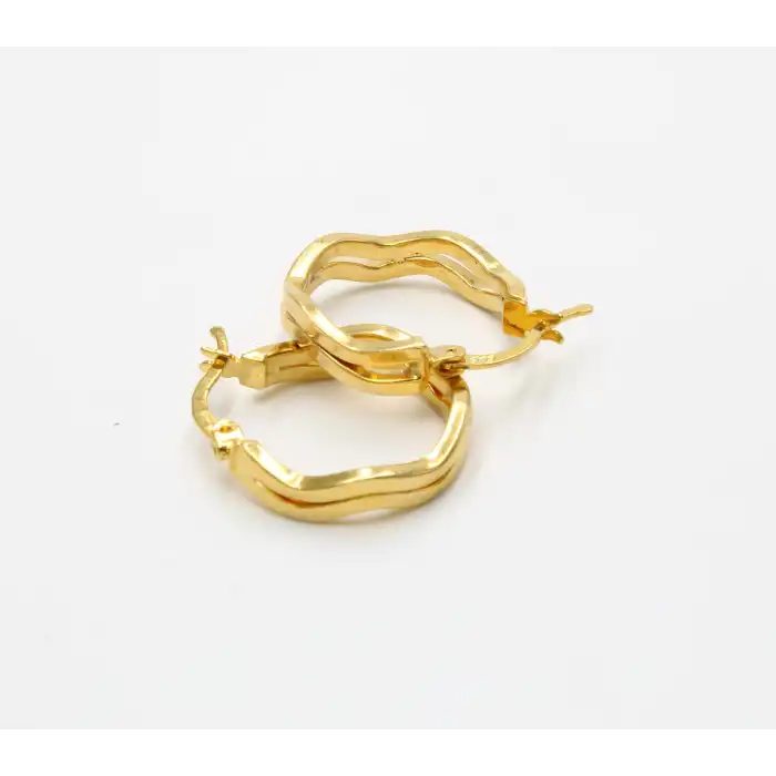 14 Ayar Tasarım Küpe