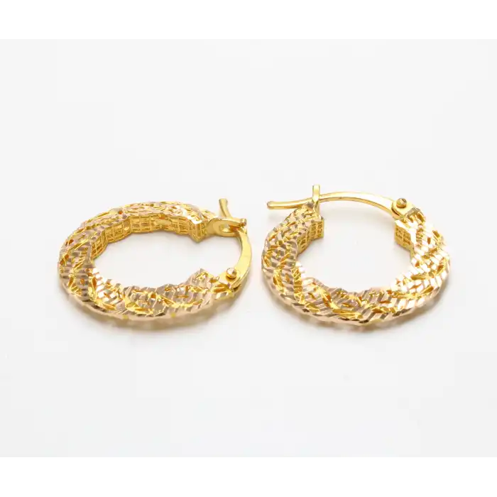 14 Ayar Tasarım Küpe