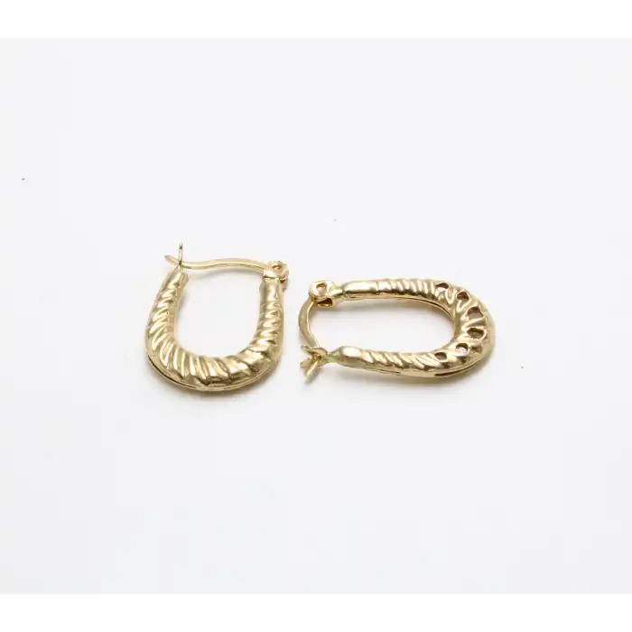 14 Ayar Tasarım Küpe