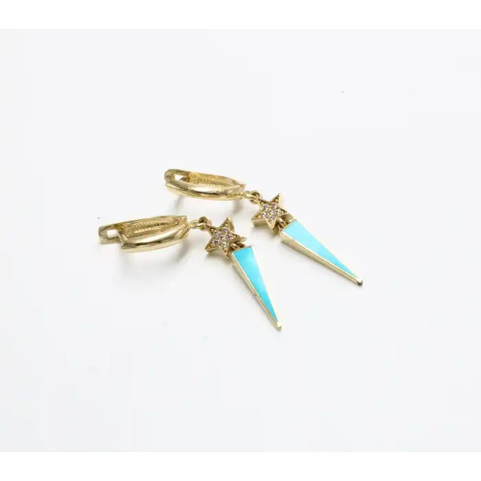 14 Ayar Tasarım Küpe