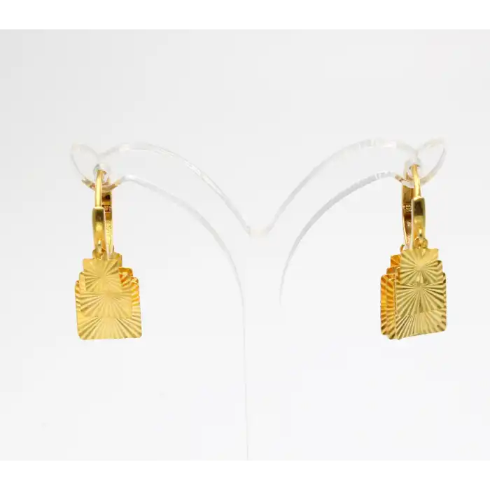 14 Ayar Tasarım Küpe