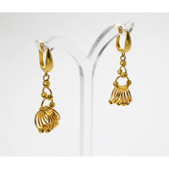 14 Ayar Tasarım Küpe