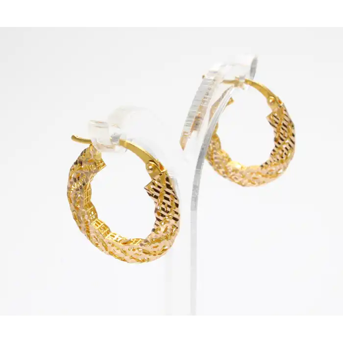 14 Ayar Tasarım Küpe