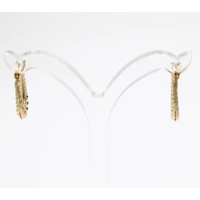 14 Ayar Tasarım Küpe