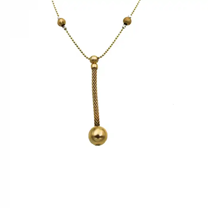 14 Ayar Tasarım Minimal Kolye