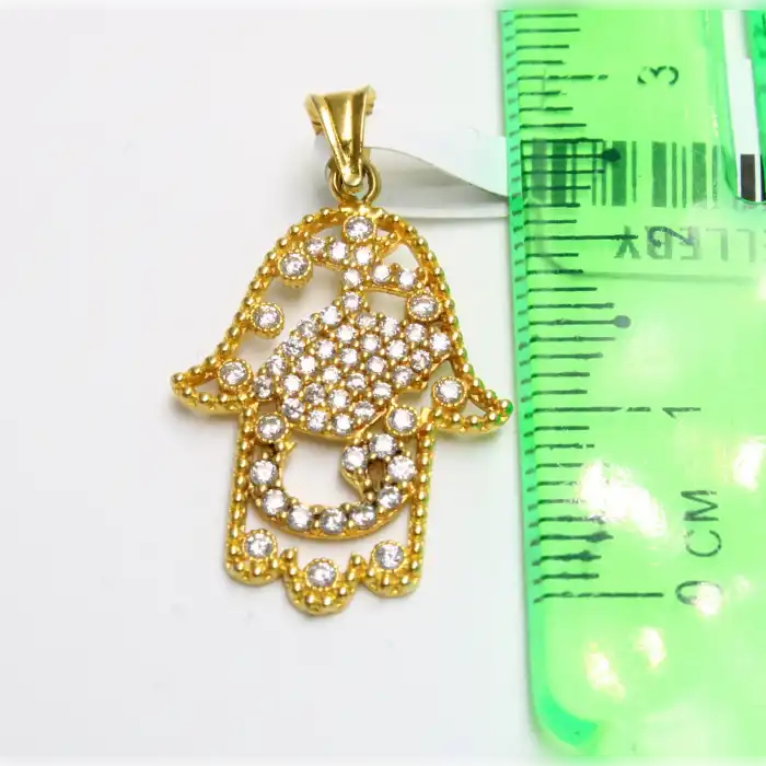 14 Ayar Tasarım Obje Kolye Ucu