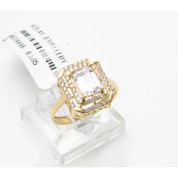 14 Ayar Taşlı Baget