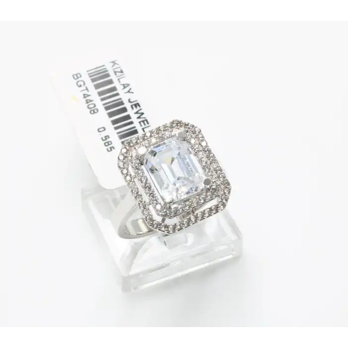 14 Ayar Taşlı Baget Yüzük