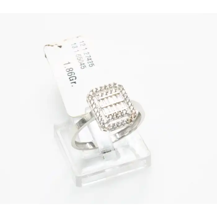 14 Ayar Taşlı Baget Yüzük