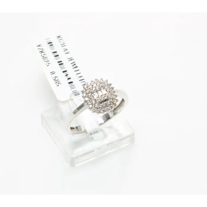 14 Ayar Taşlı Baget Yüzük