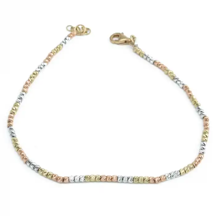 14 Ayar Tek Sıra Dorika Bileklik