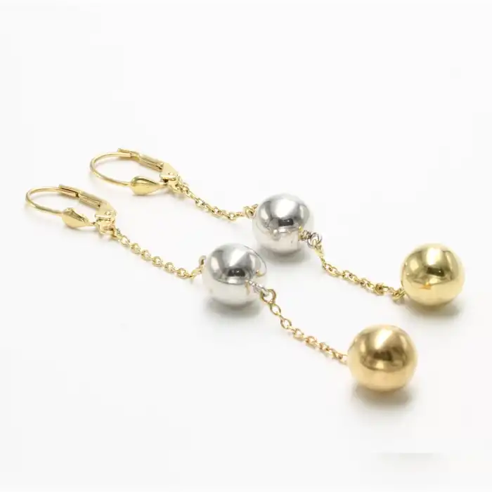 14 Ayar Toplu Uzun Küpe