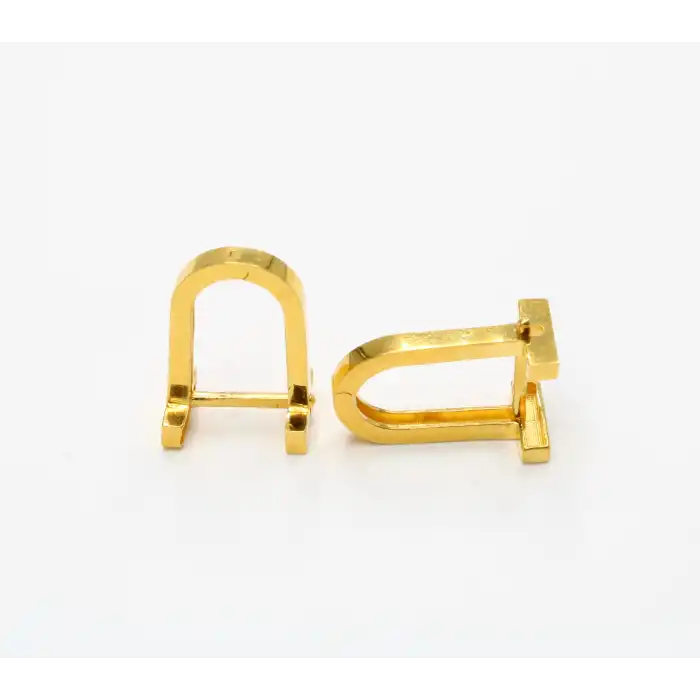 14 Ayar U Tasarım Küpe