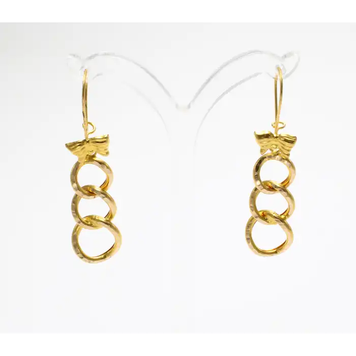 14 Ayar Uzay Yolu Küpe