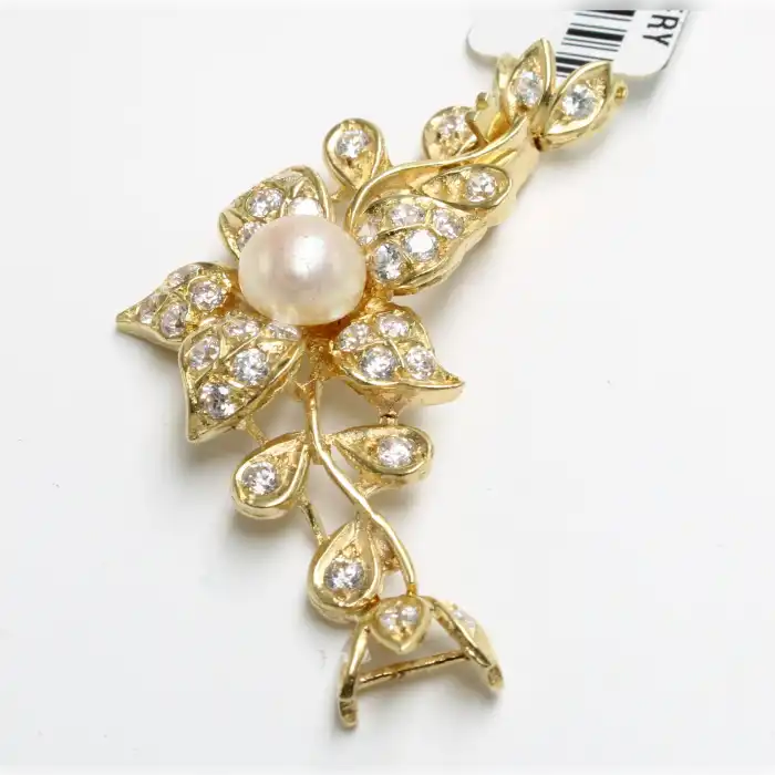 14 Ayar Yaşam Çiçeği Kolye Ucu