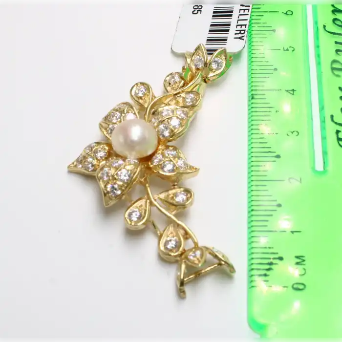 14 Ayar Yaşam Çiçeği Kolye Ucu