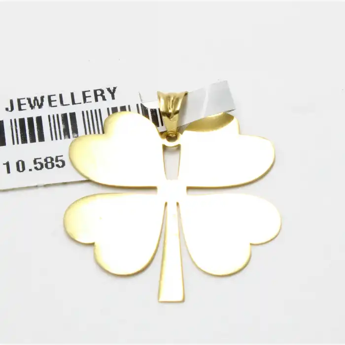 14 Ayar Yonca Kolye Ucu