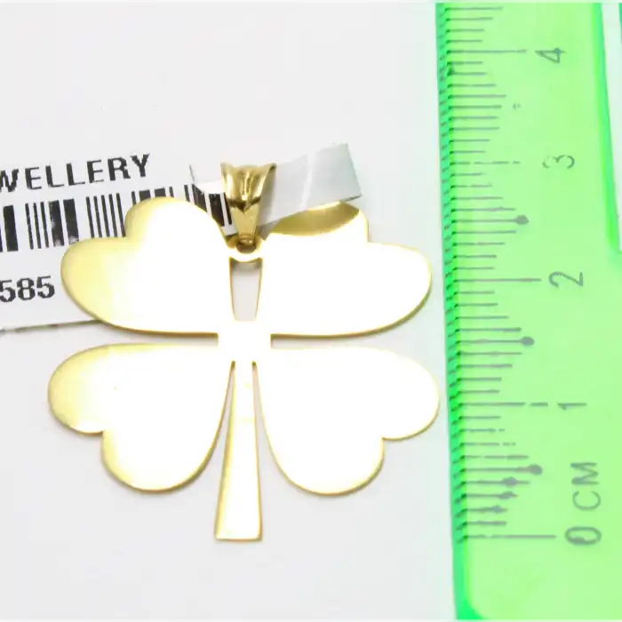 14 Ayar Yonca Kolye Ucu