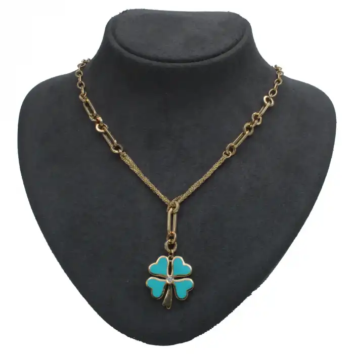 14 Ayar Yoncalı Kolye