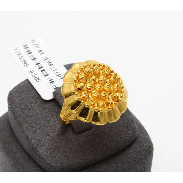 14 Ayar Yuvarlak Dorika Yüzük