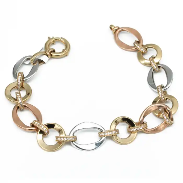 14 Ayar Zincir Model Bileklik