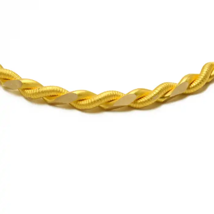 22 Ayar 10 Gram İşçiliksiz Paftalı (İkitelli) Burma Bilezik