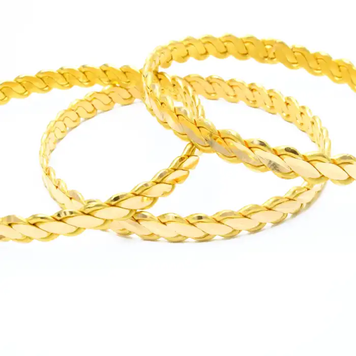 22 Ayar 20 Gram Yatırımlık Üçtelli Adana Burma Bilezik